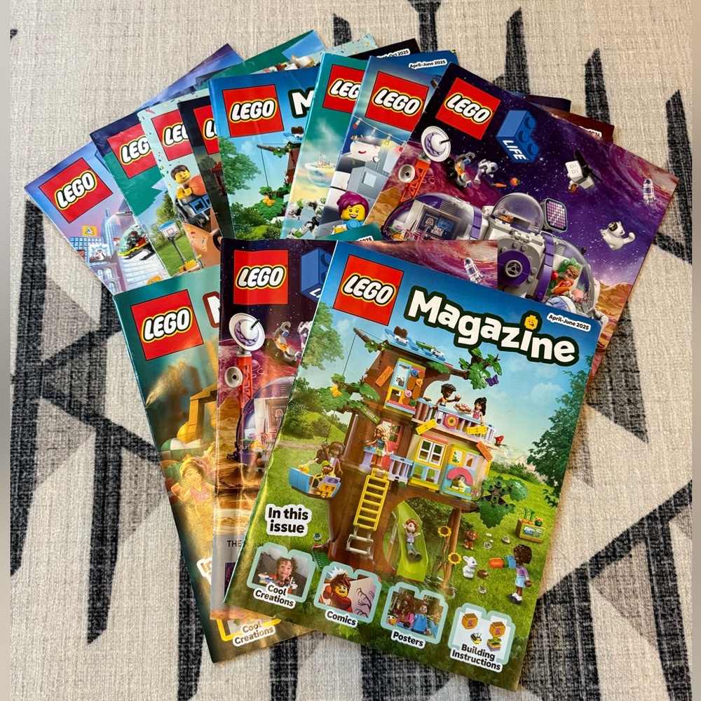 LEGO Magazine Bundle - Lot of 11 - Minecraft & More